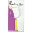 CHARLES LEONARD - Magnifying Glass Assorted Colors - 2 1 2  Lens-Magnifies 2x Discount