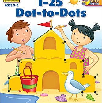 SCHOOL ZONE - 1-25 Dot-to-Dots A Get Ready Book - 32 Pages For Cheap