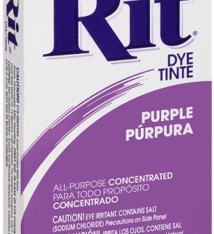 RIT DYE - Powder Dye Purple - 1 1 8 oz. (31.9 g) For Cheap