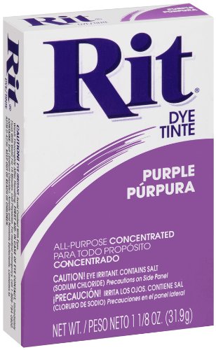 RIT DYE - Powder Dye Purple - 1 1 8 oz. (31.9 g) For Cheap