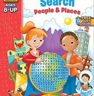 SCHOOL ZONE - Word Search People & Places Activity Zone Workbook - 32 Pages on Sale