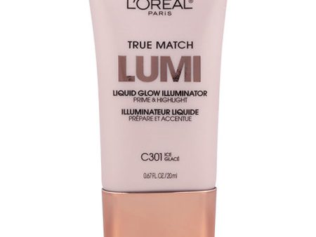 L OREAL - True Match Lumi Liquid Glow Illuminator C301 Ice - 0.67 fl. oz. (20 ml) For Cheap