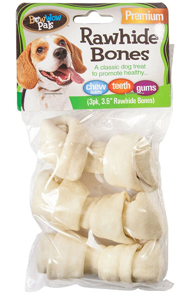 BOW WOW - Pals Raw Hide Bones - 3 Pack on Sale