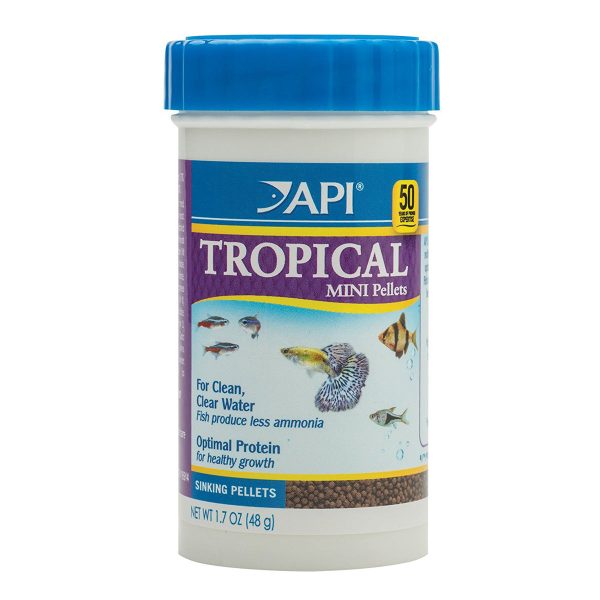 API - Tropical Mini Pellets - 1.7 oz. (48 g) For Discount