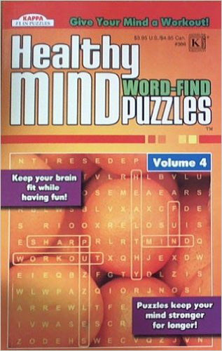 KAPPA - Healthy Mind Word-Find Puzzles Book - 129 Pages For Sale