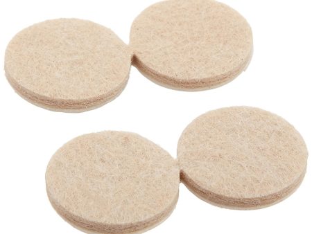 HELPING HAND - Ivory Felt Glides 1.25  - 4 Pack on Sale