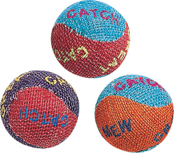 SPOT - Burlap Balls Cat Toys Assorted - 3 Pack Online