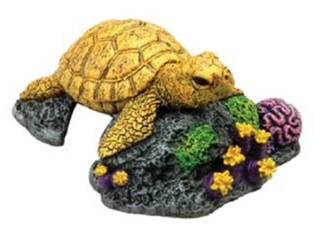 EXOTIC ENVIRONMENTS - Resin Ornament Sea Turtle - 1 Piece Supply