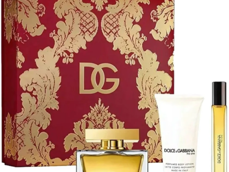 Dolce & Gabbana The One For Women & Body Lotion Eau De Parfum Gift Set 75ml Discount