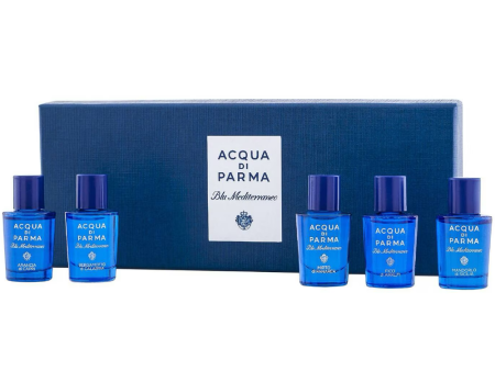 Acqua Di Parma Blu Mediterraneo Miniature Fragrance Gift Set 5 x 5ml Fashion