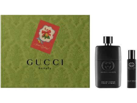 Gucci Guilty For Him Eau De Parfum & Mini Gift Set 90ml Discount