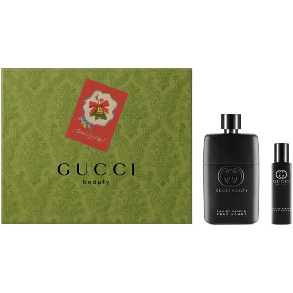 Gucci Guilty For Him Eau De Parfum & Mini Gift Set 90ml Discount