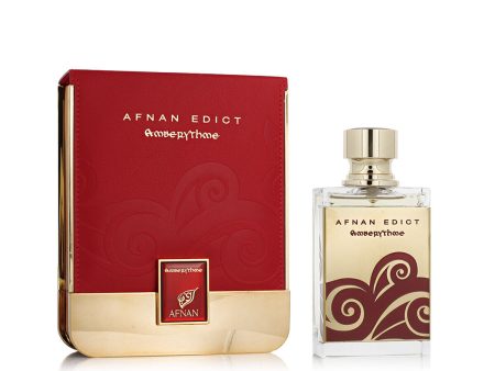 Afnan Edict Amberythme Extrait de Parfum – 80 ml | Unisex Fragrance with Rich Amber, Spicy, and Woody Notes Online