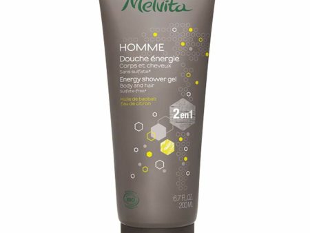 2-in-1 Gel and Shampoo Melvita MELVITA HOMME 200 ml Energizing Online Sale