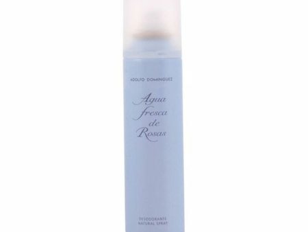 Adolfo Dominguez Agua Fresca de Rosas Deodorant Spray for Women – 150 ml | Long-Lasting Fresh Floral Fragrance Supply