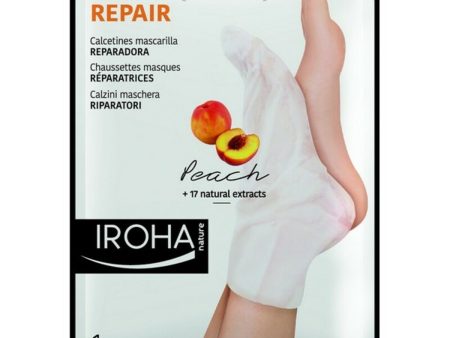 Moisturising Socks Repair Peach Iroha 659404 Online Sale