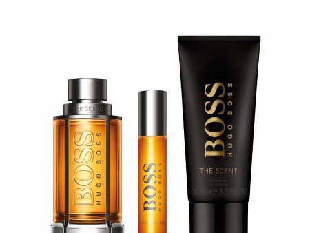 Men s Perfume Set Hugo Boss EDT BOSS The Scent 3 Pieces For Sale