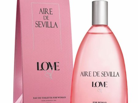 Aire de Sevilla Love Eau de Toilette for Women - 150 ml | Captivating Floral and Fruity Fragrance Supply