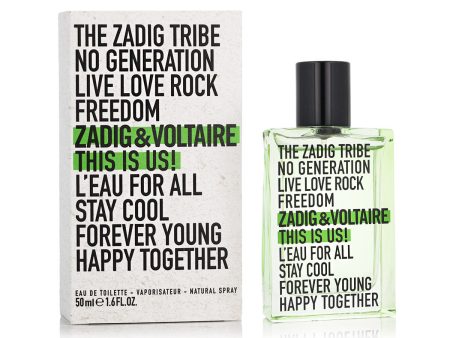 Unisex Perfume Zadig & Voltaire EDT This is Us! L Eau for All 50 ml For Sale