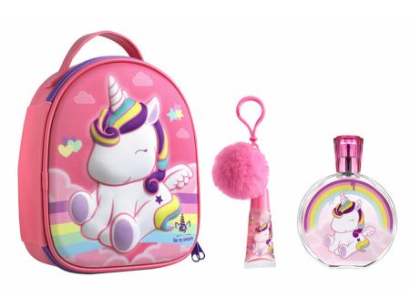 Air-Val Eau My Unicorn Children s Perfume Gift Set | 100 ml Eau de Toilette with Lip Gloss and Bag For Cheap