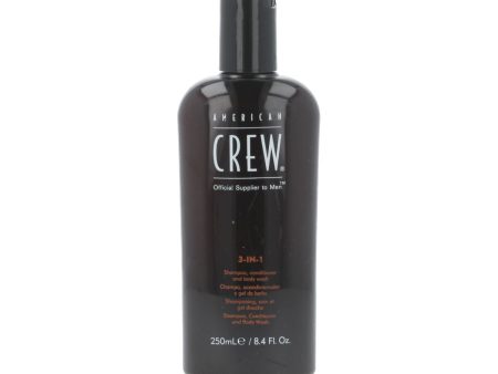 3-in-1 Gel, Shampoo and Conditioner American Crew 250 ml Online now