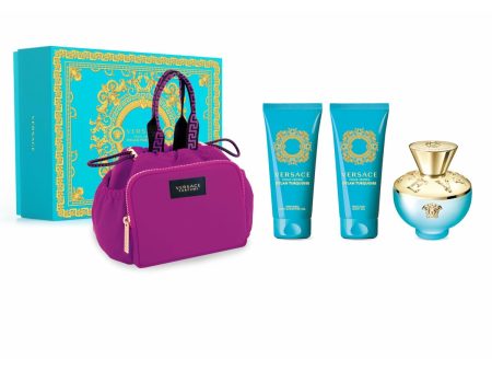 Women s Perfume Set Versace EDT Dylan Turquoise 4 Pieces Online Hot Sale