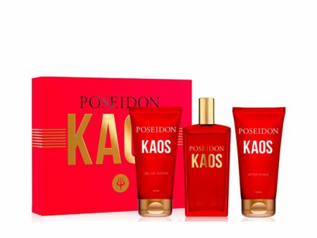 Men s Perfume Set Poseidon Kaos 3 Pieces For Sale