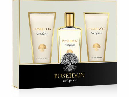 Men s Perfume Set Poseidon EDT Only Man 3 Pieces Online Sale