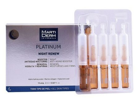 Ampoules Martiderm Platinum Night Renew For Sale