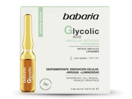 Ampoules Babaria Glycolic acid (5 x 2 ml) Discount