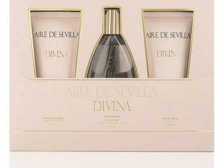 Women s Perfume Set Divina Aire Sevilla 3 Pieces (3 pcs) Hot on Sale